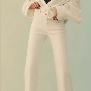 Modern American Rexford High-Rise White Straight-Leg Women’s Jeans